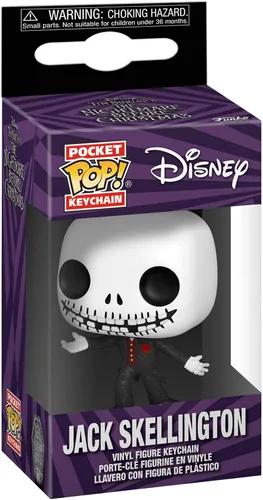 Miniatura 2 de Funko Pop! Llavero: La pesadilla antes de Navidad 30 aniversario - Jack Skellington