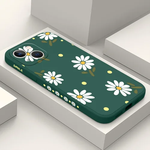 Miniatura 11 de LEECG Funda para iPhone 13 con diseño de mariposas y flores, diseño de astronauta, funda de teléfono con forro de microfibra suave, funda delgada