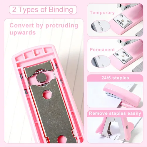 Miniatura 6 de COMFYROOM Accesorios de escritorio rosa con soporte para bolígrafos, organizadores de escritorio y accesorios de oficina rosa para mujeres