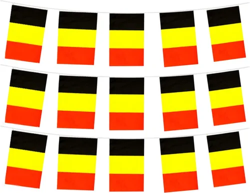 Miniatura 39 de Bandera de Colombia, bandera colombiana, pequeña cadena de banderas de Colombia, mini banderas colombianas, utilizada para fiestas, escuela, eventos