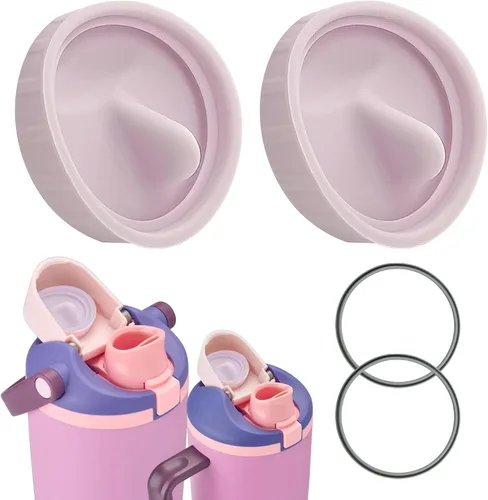 Miniatura 8 de Juego de tapones de silicona a prueba de fugas y anillos de junta para Owala FreeSip Sway de 30 onzas y 40 onzas, 40 onzas, silicona de grado
