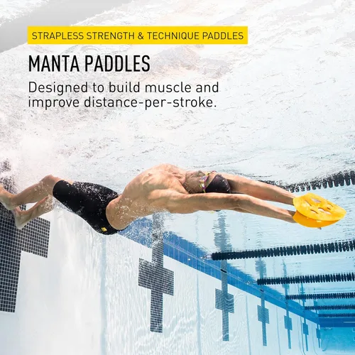 Miniatura 2 de FINIS Manta Swim Training Hand Paddle para ejercicio competitivo de natación