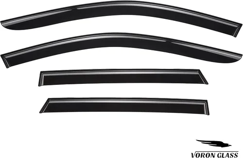 Miniatura 8 de Voron Glass Protectores de lluvia extra duraderos con cinta adhesiva para Subaru Outback 2015-2019, deflectores de ventana, viseras de ventana