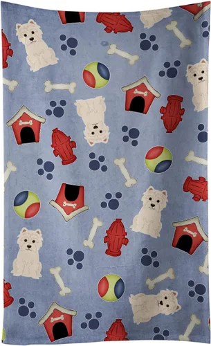 Miniatura 29 de Caroline's Treasures BB2654KTWL Dog House Collection Airedale - Toalla de cocina para invitados, toalla de baño decorativa para cara, té, paño