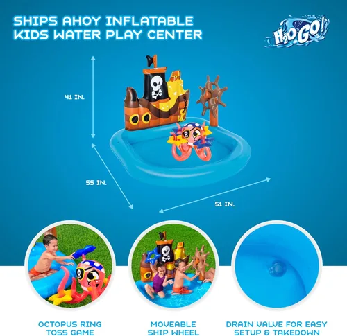 Miniatura 2 de H2OGO! Barcos Ahoy Play Center Splash Pool