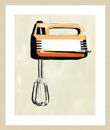 Miniatura 9 de Amanti Art Lienzo decorativo para pared enmarcado de 21 x 17 pulgadas, aparato de cocina retro III por Annie Warren, arte de pared de cocina