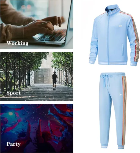 Miniatura 5 de W JIANWANG Conjunto de chándal para hombre