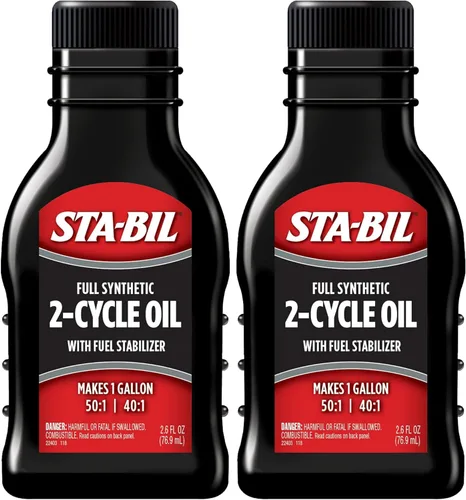 Miniatura 18 de STA-BIL Aceite Totalmente Sintético de 2 Ciclos - Con Estabilizador de Combustible Para Hasta 12 Meses de Protección - 1 Galón Multi-Mezcla