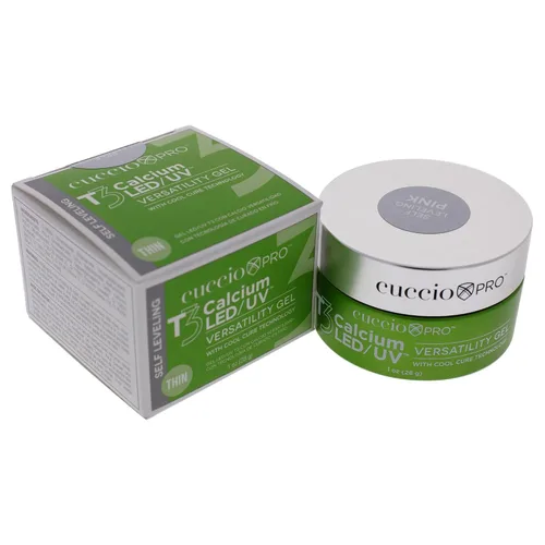 Miniatura 4 de Cuccio Pro T3 Gel de versatilidad Cool Cure LED/UV, gel autonivelante con calcio, increíblemente flexible, fuerte adherencia, acabado de alto
