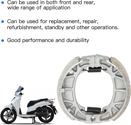 Miniatura 3 de YOXUFA Reemplazo de zapatas de freno de tambor trasero para Coleman Minibike CT200U BT200X CT200U-EX Baja Warrior MB200 Predator 212cc CRF70 GY6