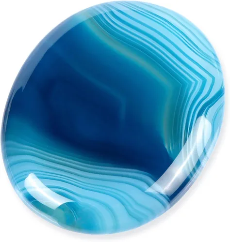 Miniatura 12 de Artistone Juego de 2 piedras de sangre africanas para el pulgar, piedras curativas naturales pulidas para chakras, para aliviar el estrés