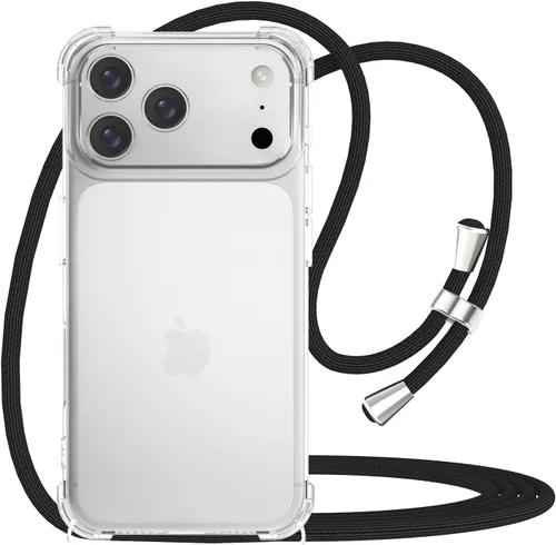 Miniatura 14 de para Google Pixel 6a Funda con Correa Ajustable para Cuello, Hombro y Cruzada Transparente Funda Móvil Duradera, Suave y delgada de Ajuste Perfecto