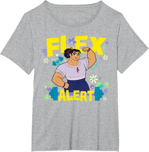 Miniatura 59 de Disney Encanto Luisa Madrigal Flex Alert Camiseta, Negro