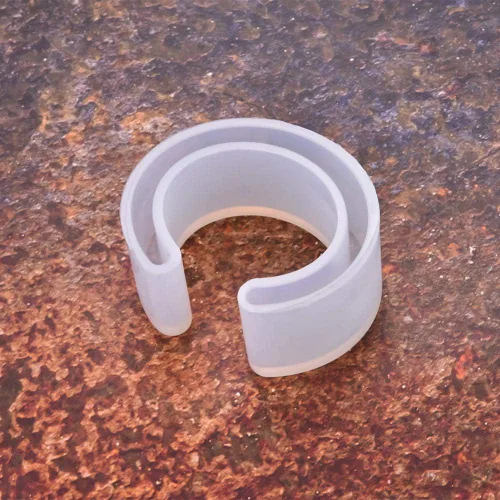 Miniatura 7 de Pulsera de silicona con fuente C, pulsera abierta de bricolaje, fundición de resina para fabricación de joyas