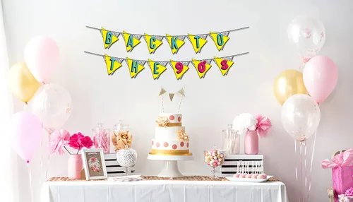 Miniatura 3 de Cartel de neón preencordado de regreso a los 90 – Divertidas decoraciones de fiesta para hombres y mujeres – Suministros de fiesta y regalos