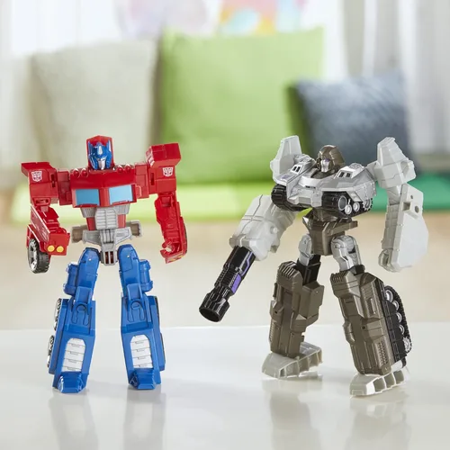Miniatura 4 de Transformers Toys Heroes and Villains Optimus Prime y Megatron, paquete de 2 figuras de acción – para niños de 6 años en adelante, 7 pulgadas