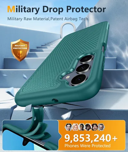 Miniatura 842 de FNTCASE Funda para iPhone 17 Pro: Fundas delgadas translúcidas de color azul claro compatibles con MagSafe, protección completa de la cámara