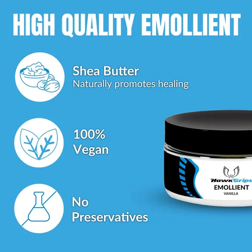 Miniatura 5 de HawkGrips Emoliente en crema de masaje, aplicación de tejidos profundos y blandos a base de aceite, terapia corporal y muscular, ingredientes
