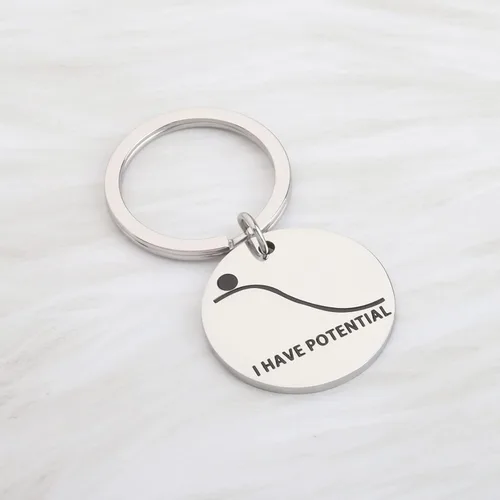 Miniatura 5 de OKEYCH Mechanical Engineering Gift I Have Potential Keychain Engineer Jewelry Engineer Student Gift
