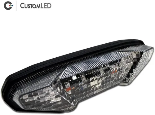 Miniatura 3 de Blaster-X - Luz trasera LED integrada para Yamaha Tracer 900 y 900 GT 2019-2020 (lente transparente)