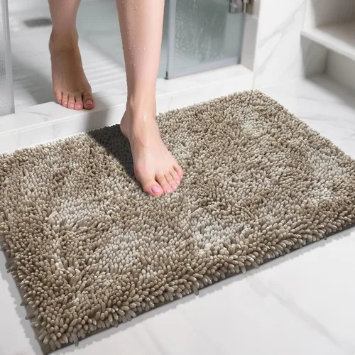 Miniatura 10 de Yimobra - Alfombra grande para baño antideslizante de 36x24 pulgadas, extra gruesa y suave, absorbente de felpilla, alfombras de baño lavables a