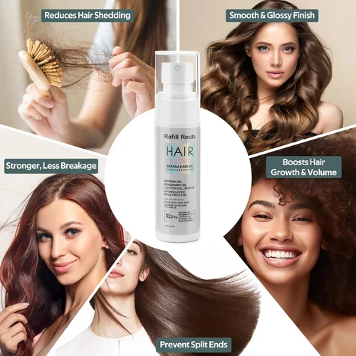 Miniatura 5 de Aceite de batana para el crecimiento del cabello, aceite de batana natural crudo para el crecimiento del cabello para mujeres/hombres con agua
