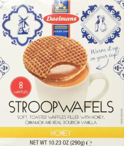 Miniatura 11 de Daelmans Stroopwafel Caramel - Los Stroopwafels Originales, Galletas de Gofres Holandesas Tostadas con un Relleno Cremoso y Mantecoso, Hechas