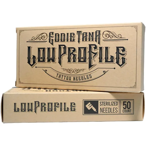 Miniatura 12 de Agujas de tatuaje prefabricadas de perfil bajo 3RL con contorno redondo y apretado, caja de 50