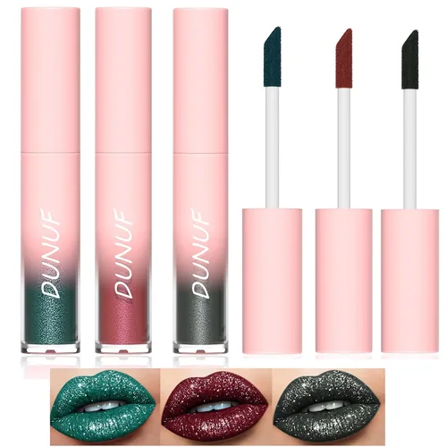 Miniatura 7 de Juego de lápices labiales mate de vampiro vívido, de larga duración, impermeable, de terciopelo, para fiestas, bailes de máscaras, cosplay