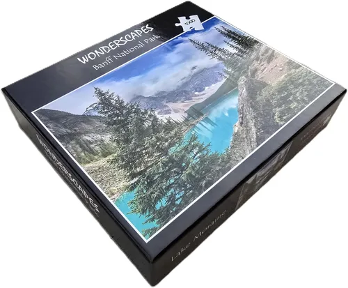 Miniatura 3 de Wonderscapes - Parque Nacional Banff - Lago Moraine - Rompecabezas de 1000 piezas, 27.55 x 19.68 pulgadas