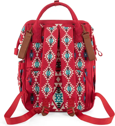 Miniatura 5 de Montana West Wrangler Callie - Mochila para pañales con correas para cochecito, bolsa de viaje multifunción para bebé WG2204-9110BDY Cereza
