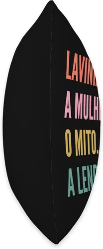 Miniatura 2 de Funny Portuguese First Name Design - Lavinia Throw Pillow