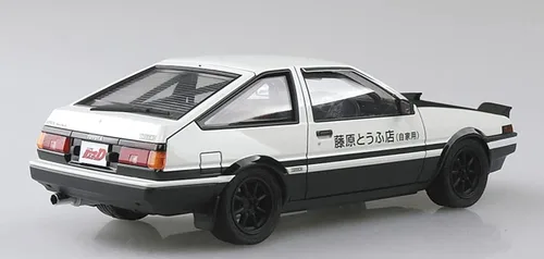 Miniatura 3 de Aoshima Inicial D: Kit de modelo a escala 1:24 para Toyota Trueno V37 AE86 de Takumi Fujiwara
