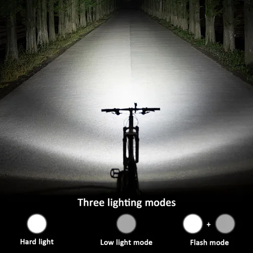 Miniatura 6 de Ultra Bright Bike Light, IPX4 Water Resistant Bicycle Headlight, USB Rechargeable, 3 Light Modes, Solar Powered LED Bicycle Lights Front for Kid