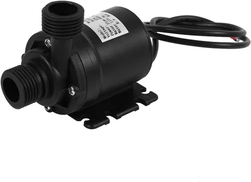 , Sumergible DC 24V Bomba de circulación de agua caliente Energía Solar Motor sin escobillas Acuario Sumergible 800L Bombas de agua de energía