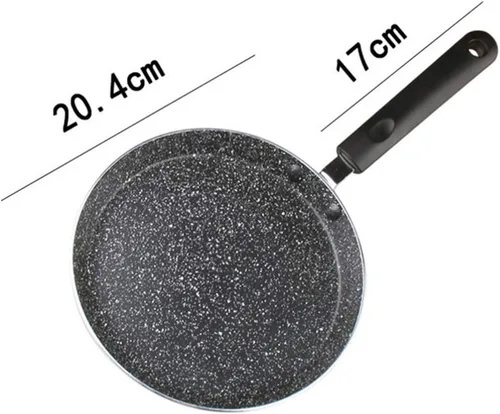 Miniatura 9 de DOITOOL Sartén antiadherente, sartén antiadherente para cocinar y freír, sartén para huevos forzada mineral con asas que se mantienen frescas