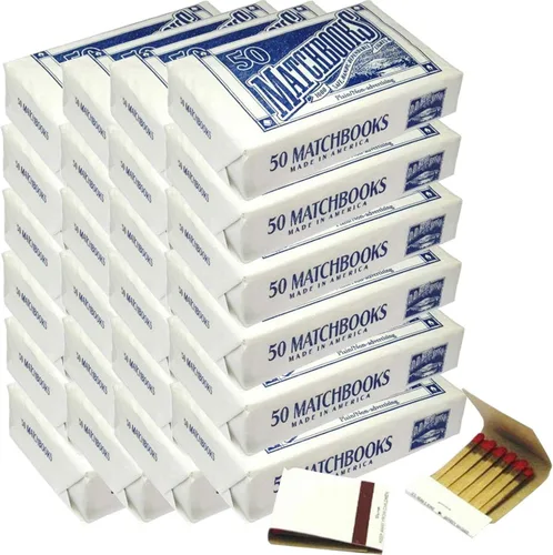 Miniatura 3 de D.D. Bean & Sons 50 Fósforos blancos lisos para bodas cumpleaños al por mayor hechas en América