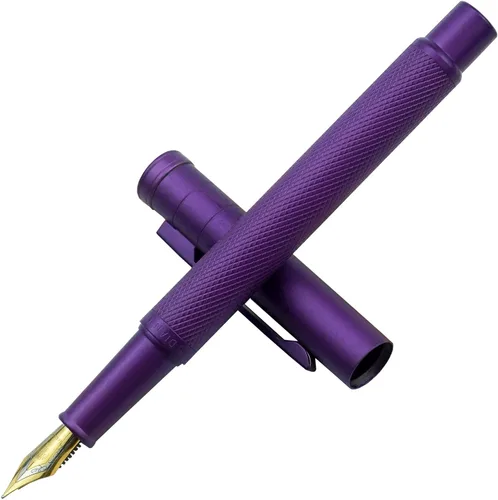 Miniatura 57 de Hongdian Bolígrafo Rollerball Bosque Azul Oscuro con Repuesto de Tinta Negra Schmidt, Diseño Clásico con Estuche de Metal para Firma de Negocios