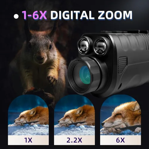 Miniatura 5 de BINOCK NVG40 Pro WiFi - Gafas de visión nocturna para adultos, montaje en casco, OLED, pantalla circular grande, visión nocturna, monocular, doble