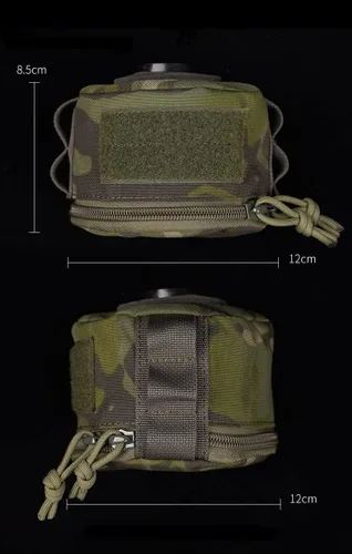 Miniatura 6 de Recipiente de gas pequeñas bolsas para tanque de gasolina al aire libre, cubierta protectora para latas de combustible anticaídas, bolsa