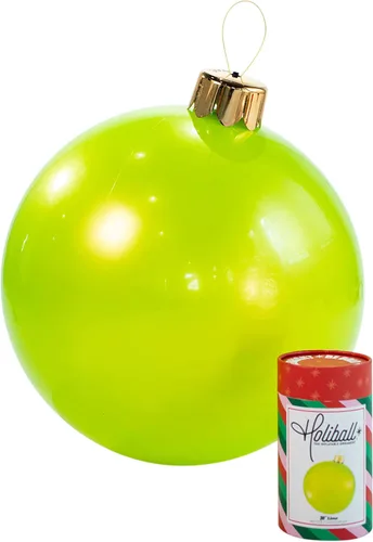 Miniatura 23 de Ornamento Navideño Inflable Holiball – Decoración Definitiva para Interior/Exterior – Reutilizable y Fácil de Almacenar – para Bodas, Fiestas, Plata