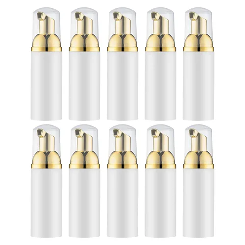 Miniatura 15 de Tekson 3 botellas de espuma de jabón (2 onzas), champú de pestañas espumoso de viaje vacío para limpiador, dispensador (bomba negra, blanca y rosa)