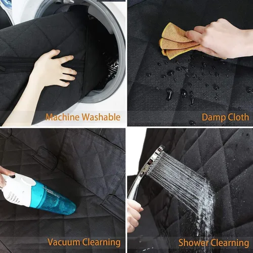 Miniatura 4 de Funda de asiento de automóvil para perro, 100% impermeable, resistente, antideslizante, funda de asiento de automóvil para mascotas, protector