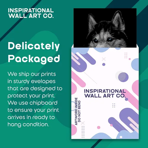 Miniatura 3 de Inspirational Wall Art Co. - Enfoque - Pósteres de citas motivacionales de éxito de Wolf Hustle Focus - Impresión para el hogar, oficina, negocios