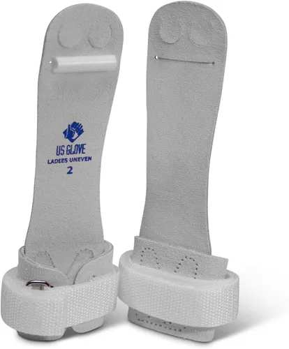 Miniatura 5 de US Glove Agarres de gimnasia desiguales para mujer con gancho y bucle, agarres para dominadas, guantes de gimnasia, agarres de levantamiento
