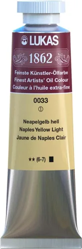Miniatura 105 de Lukas 1862 Pintura al Óleo para Artistas Profesionales - Colores Tierra Amarillentos, 37 mL - Juego de 4 - Destacada Resistencia a la Luz, Sin