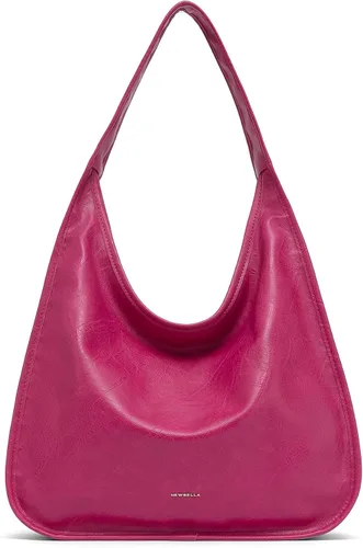 Miniatura 18 de NEWBELLA Bolso Hobo para mujer - Bolso de hombro y bandolera de cuero sintético, bolso de mano espacioso para el trabajo y uso diario