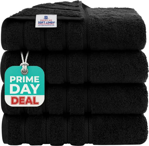 Miniatura 21 de American Soft Linen - Juego de toallas de 3 piezas, 1 toalla de baño, 1 toalla de mano y 1 toalla pequeña, 100% algodón turco para baño, juego
