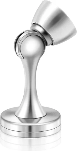 Miniatura 15 de Topes magnéticos para puerta, topes de puerta negros para la parte inferior de la puerta, montaje en pared, protector de pared magnético resistente