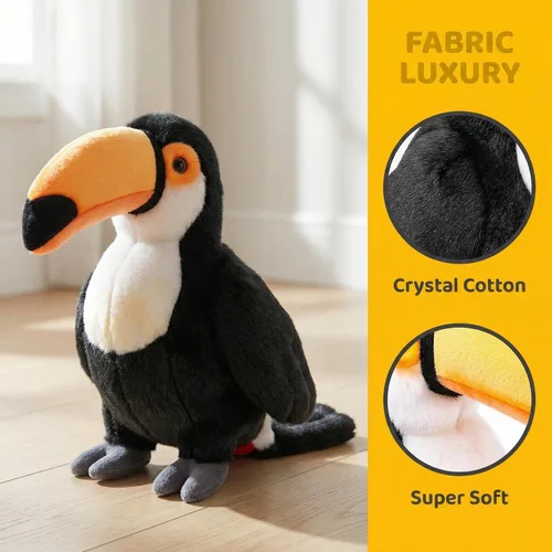 Miniatura 6 de Peluche de pájaro pequeño kiwi, animal de peluche realista de pájaro kiwi marrón de 5 pulgadas, lindo pájaro kiwi llavero de peluche como regalo